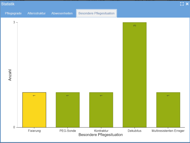 Besondere Pflegesituation Statistik