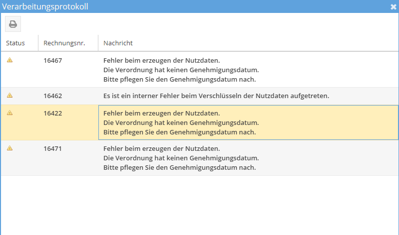 DTA zum Senden vermerken