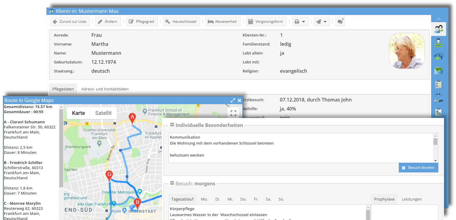 Release 4.08 – Bild der Klienten, Datenbank der Diagnosen