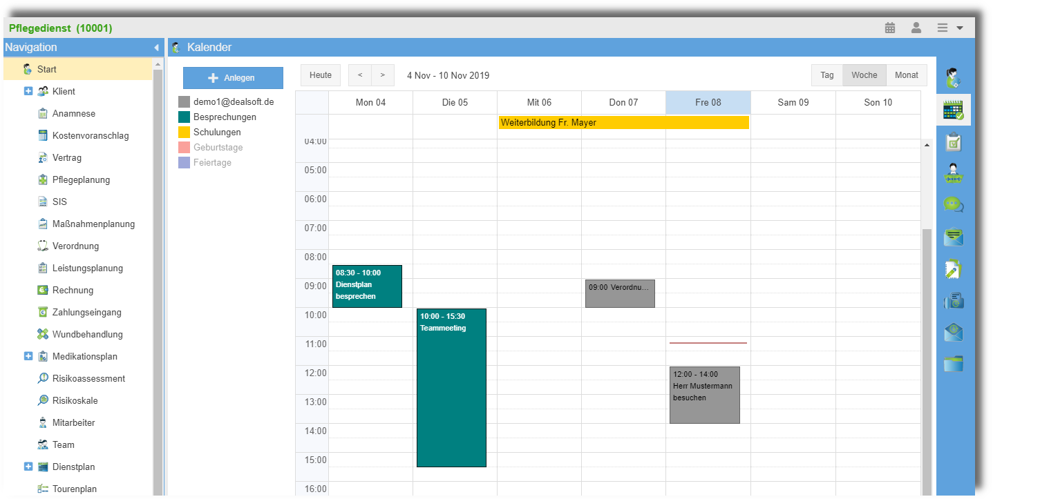 Release 4.12 - Einführung des Kalenders, technische Aktualisierung unserer Programmoberfläche