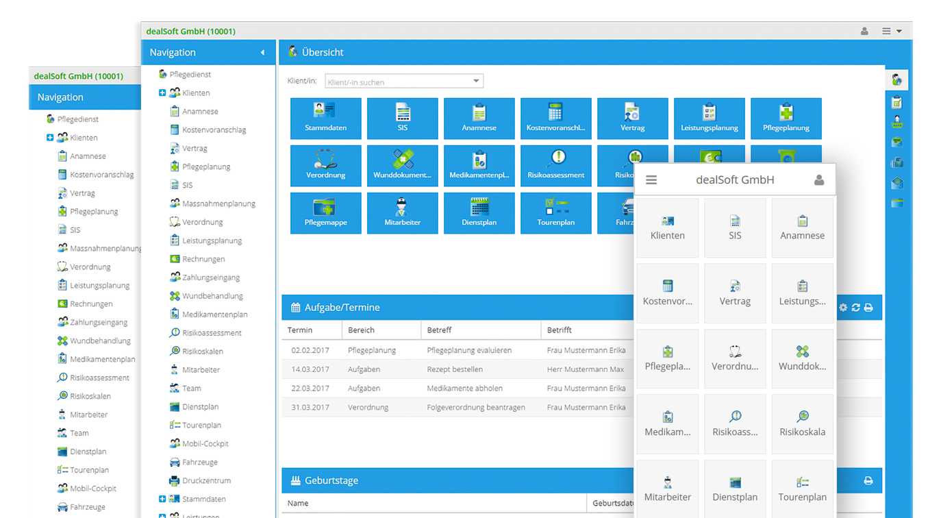 Release 4.0 - Neues Design von meinpflegedienst.com