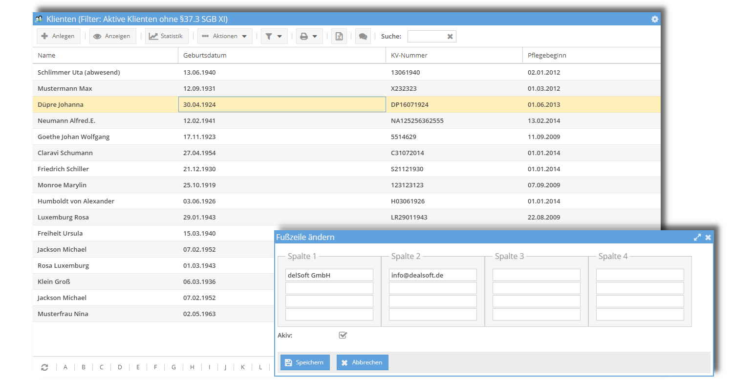 Release 4.06 - Bankverbindungen, Briefvorlage, Tabellen-Layout..