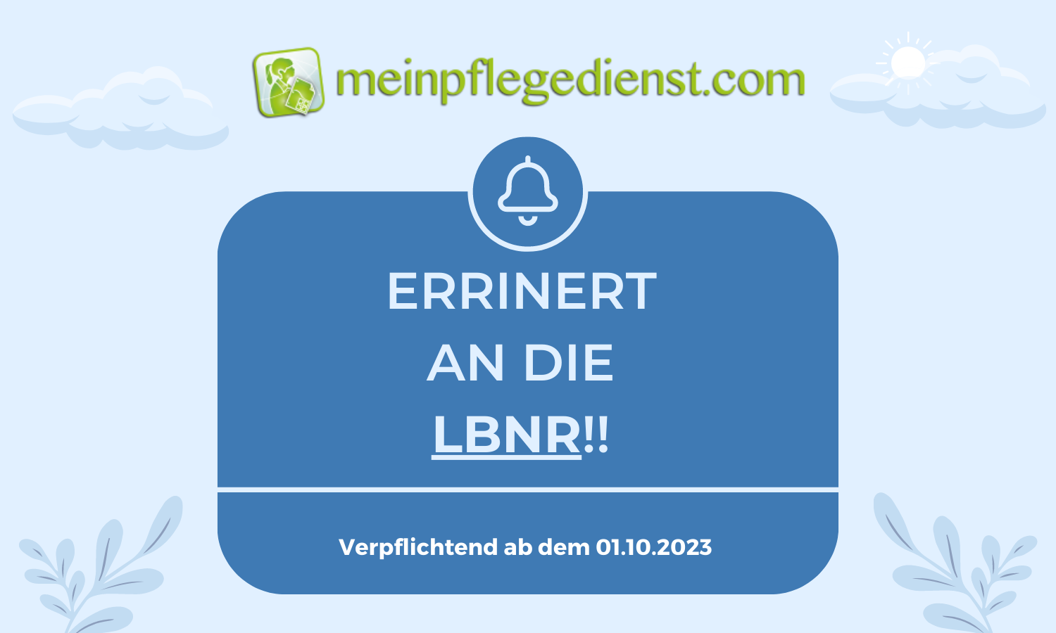 LBNR - Senden der Echtdaten bei der Abrechnung